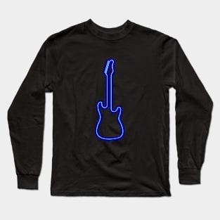 Neon Guitar Long Sleeve T-Shirt